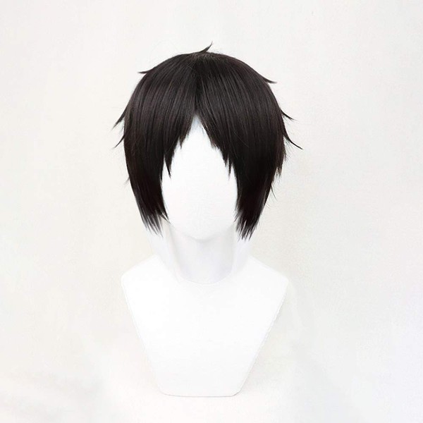 Heat-resistant Cosplay Wig, Second Castle, Ryunosuke Akutagawa, Party Disguise, 3