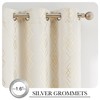 UGOUTRY 100% Blackout Curtains for Berdoom, Gold on Beige Metallic