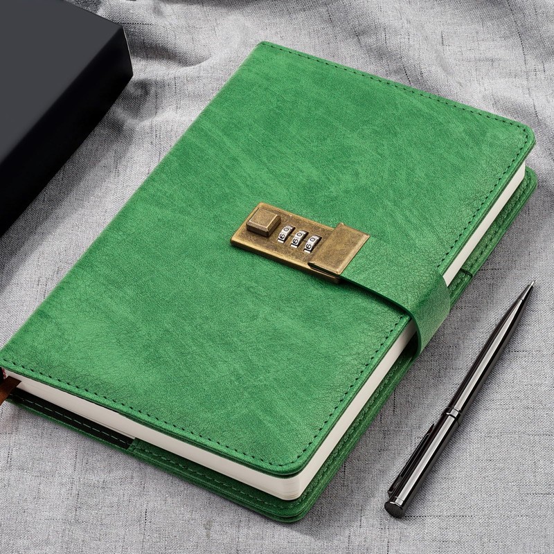 WEMATE Diary with Lock, A5 Journal with Lock 240 Pages,