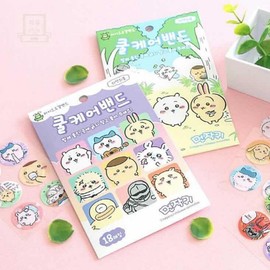Store-JIU Chiikawa Cool Care Band Cool Skin Patch Summer Cool Band, Blue, 1 / 스토어-지유 치이카와 쿨케어밴드 냉감 피부패치 여름냉감밴드, 블루, 1