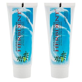 Herbdent Ayurvedic Toothpaste with Calcium - Flourid Free - 100% Vegan - 80 ml (2 x 80 ml)
