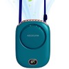 Mini Handheld Fan Portable Neck Fan Small Personal Fan USB Rechargeable 3 Speed Adjustable for Home Office Outdoor Travel (Blue)