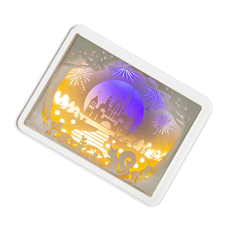Papercut Light Box Soft Warm Light Romantic USB Battery Powered