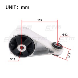 Aftermarket (Sold by CTMAuto) Engine Rear Left Torque Strut Mount for 2002-2008 Mini Cooper R50 R52