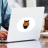 CafePress Wise Owl Sticker Oval Car Bumper Sticker