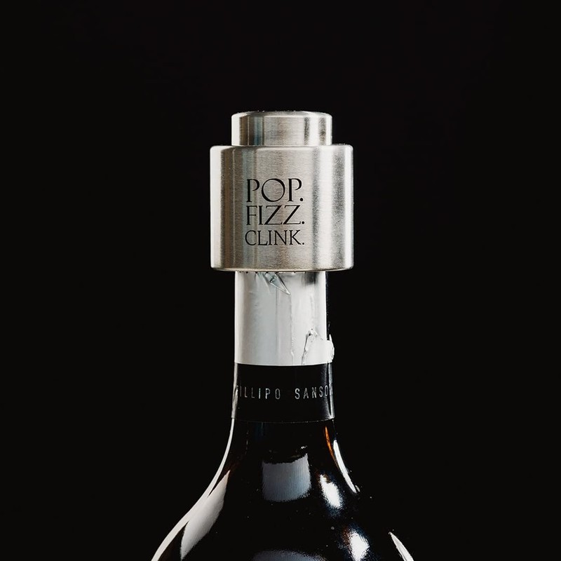 The Just Slate Company JS/PS/B Prosecco Stopper, Stainless Steel