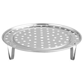 Steamer, Stainless Steel Steamer Tray, Water Separated Steamer, Steamer Rack, Pot Rack, Household Steamer, Kitchen, Steamed Bread with Foot Stand (18 cm)