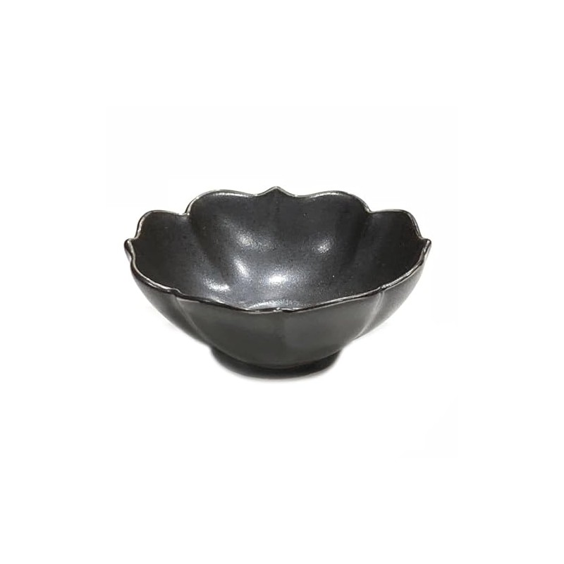 Arita Pottery Plate, Bean Plate, Black, Kitagawa Bisen Kiln, Black