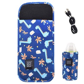 Calentador De Leche Para Bebés Calentador De Biberones Portátil USB Funda Calentadora De Biberones De Viaje Ajustable 3 Temperaturas Mantiene Un Aislamiento Térmico Perfecto Para La Leche Para Bebés