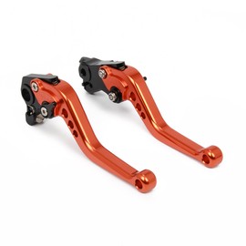 AnXin Short Brake Clutch Levers CNC for 1290/1190/1090/1050 Adventure R 2013-2020/690 Enduro R/SMC/SMC R2014-2023 Orange