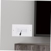 TEHAUX Brush Wall Plate Cable Pass Through for Wall Mount