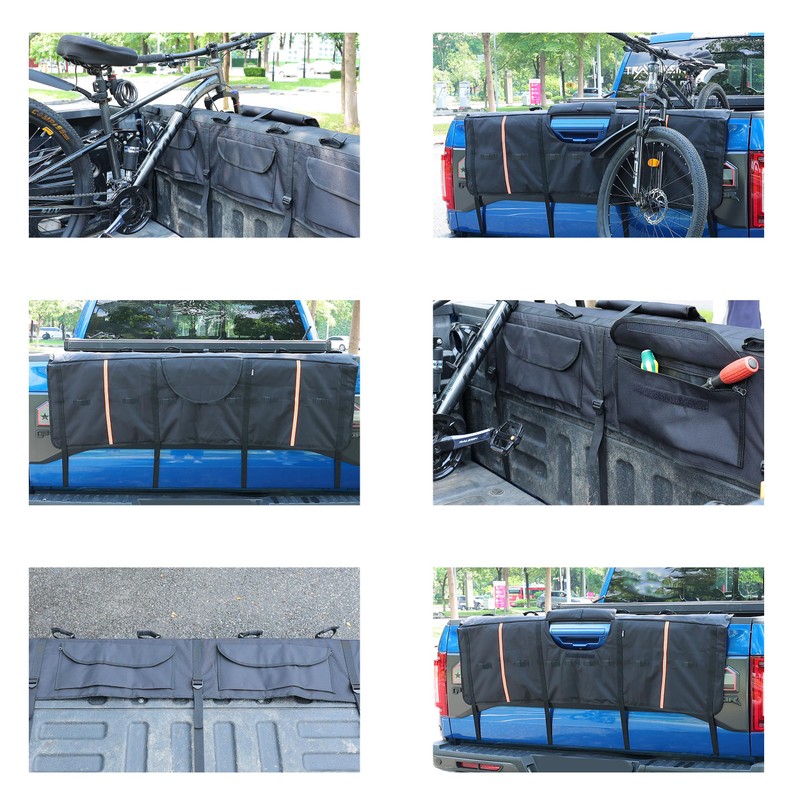 Amooca Tailgate Pad for Mountain Bikes Pickup Truck Tailgate Protection