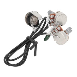 Guitar Harness Guitar Wiring Harness Accessory, Guitar Wiring Harness 500K for Electric Guitars Pickups & Pickup Covers