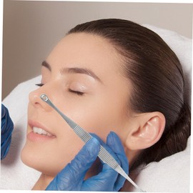 BIUDECO 1set Convenient Blackhead Removal Tool Kit Comedone Extractor for Smooth Skin Non-slip Design for Pimples and Whiteheads Portable