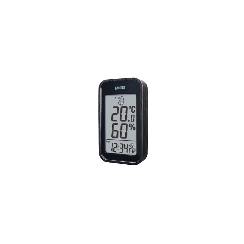 Tanita TT-572BK Digital Thermometer/Hygrometer, Black