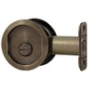 Stone Harbor Hardware Round Pocket Door Lock, Privacy Function, 2-3/8"