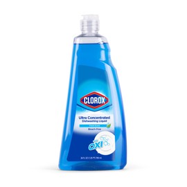Clorox Liquid Dish Soap | OXY Powered Dishwashing Liquid Cuts Through Tough Grease FAST | Quick Rinsing formula Washes Away Germs | A Powerful Clean You Can Trust, Fresh Scent, 6-Pack