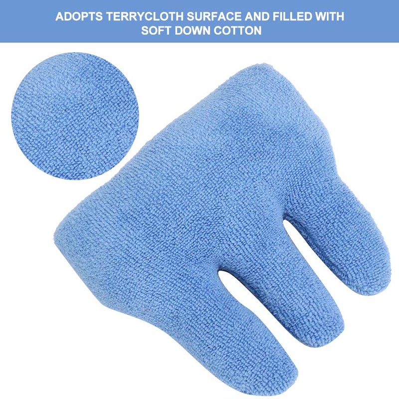 Brrnoo Finger Contracture Cushion, Terry Cloth + Down Cotton, 3