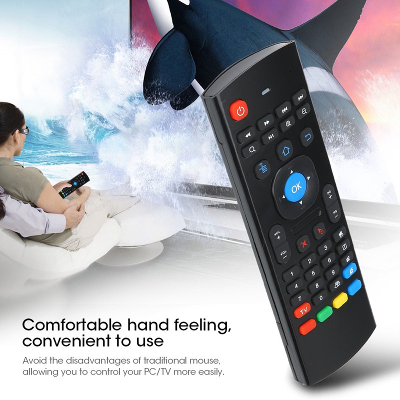 MX3 2.4G Wireless Air Fly Mouse Motion Sensing Infrared Remote