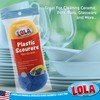 LOLA Plastic Mesh Scouring Pads - 18 Pack, 3.375" x