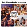 12 Gafas De Fiesta Pintadas Para Bromas Y Disfraces