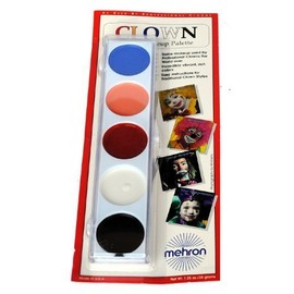 Mehron 5 Color Clown Makeup Palette