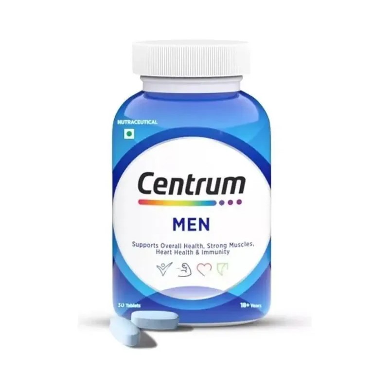 Centrum Multivitiamínico Para Hombre 65 Tabletas Sabor Sin Sabor