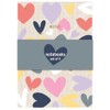 A6 Notebooks Set 3 Cross My Heart Design Notepads Bullet