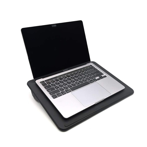 ergomi Portable Laptop Tray with Soft Cushion, Wrist Support, Dual-Sides