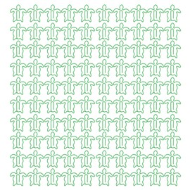 Chazcool 100 Pcsanimal Shaped Paper Clips, Turtle Shaped Paper Clips, Cute Paper Clips for Family Office School (Sea Turtle)