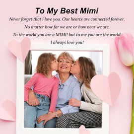 Lamyba Mimi Gifts, Unique Mimi Bracelet for Grandma, Perfect Presents for Women for Christmas, Thanksgiving Day, Mother's Day, Natural Stone Chakra Bracelet