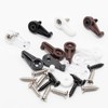 Pocoxll 50 Pack Black Glass Window Retainer Clips，Mirror Fixing Clips（Includes