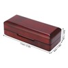 Solid Wood Mouthpiece Case Box Portable Storage for Sax Musical