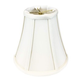 Royal Designs, Inc. "True Bell Lamp Shade with Round Clip, White, 3.75"" x 7"" x 6.75""" (BS-704RC-7WH)