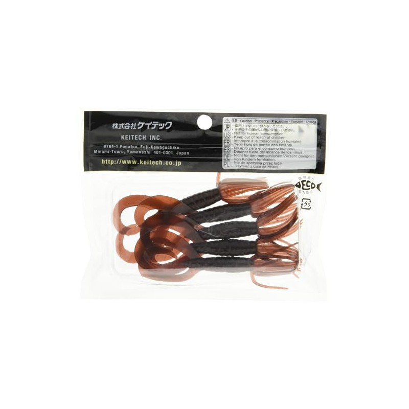 Keitech LS35008 Little Spider Scuppernong Red, 3"