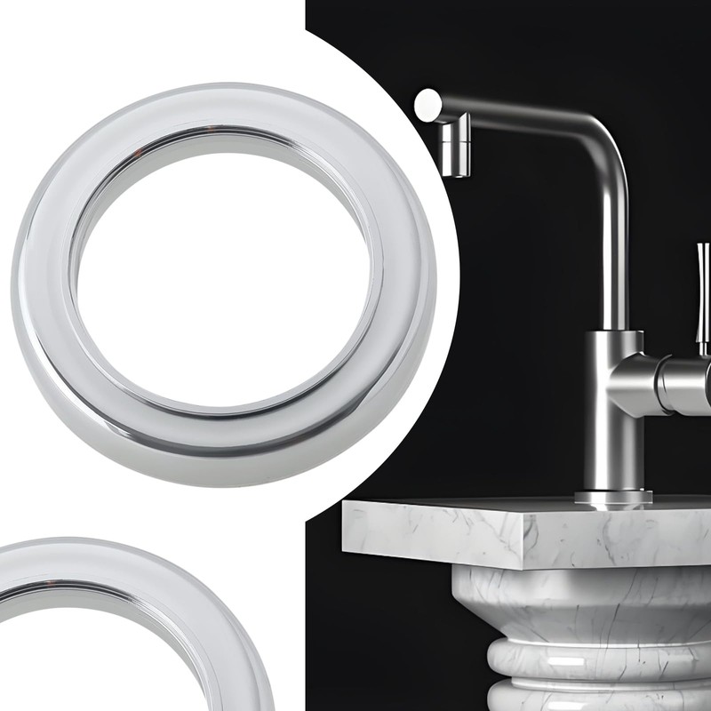VGOL 5pcs Washbasin Tap Base Ring with Seal ABS Faucet
