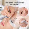 HuYiGGZ 6 Pairs Replacement Eyelids for Mannequin Head Removable Realistic