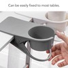 Cup Holder Clip Desk Side Glass Mug Bottle Clamp Stand
