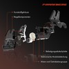 Frankberg Door Lock Actuator 2-Pin Compatible with Fortwo 451 Cabriolet