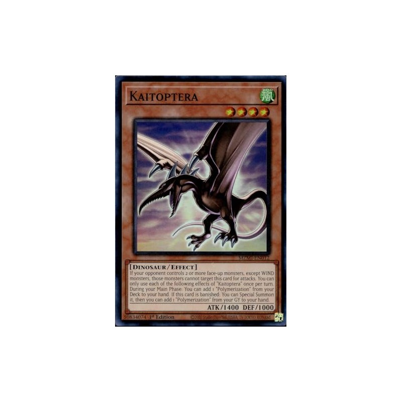 Kaitoptera - MZMI-EN012 - Super Rare - 1st Edition