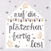 20 Napkins Auf die Pl?tzchen und losbacken | Winter |