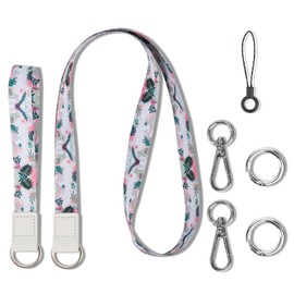 Wristlet Strap and Neck Lanyards,keychain Set for ID Badges Holder,Wallet, Key Chain ，lanyard of Various products。 (Décor)