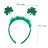 LALAFINA Saint Patrick's Day Themed Headdress Prop 2pcs Green Headband