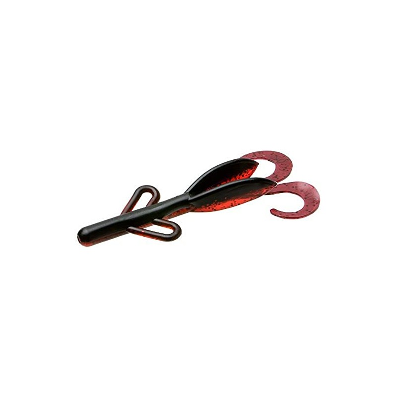 Zoom Baby Brush Hog Rig, Black Ruby