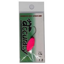 Naburaya Acuracy Spoon 0.8 inches (21 mm), 0.05 oz (1.3 g), Flash Pink #76