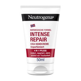 Neutrogena Intense Repair Cica Hand Cream Moisturising Cream with 45% Glycerine + Centella Asiatica for Very Dry, Itchy Hands