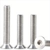#6-32x7/8 Flat Head Socket Cap Screws Countersunk Bolts, Allen Socket