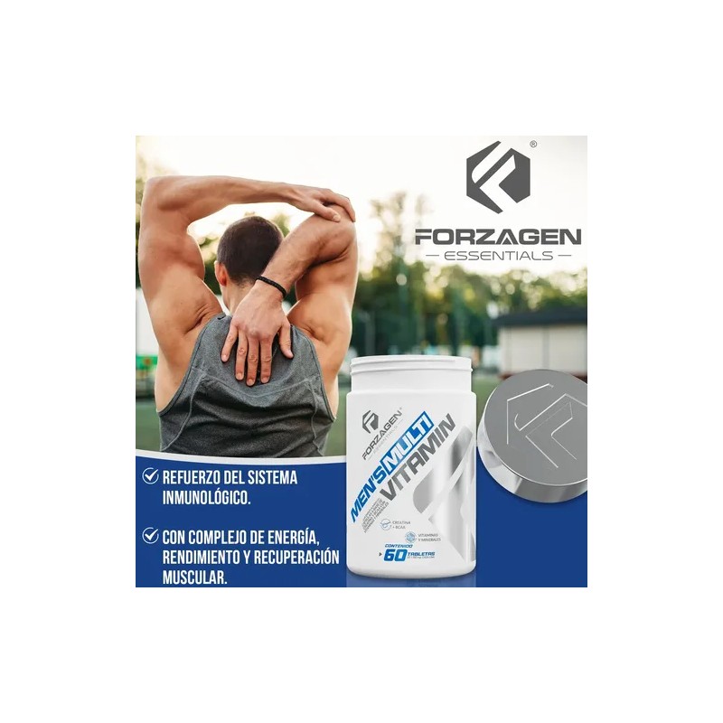 Forzagen Essentials Multivitamínico para Hombres Mens Multivitamin 60 Tabs
