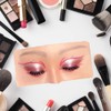 Silicone Face Eye Makeup Practice Board Realistic and Reusable Makeup