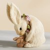 Montgomery Ward Sisal Bunny with Baby Bunny, Beige